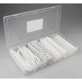 Shrink tube assortment box100 pieces white