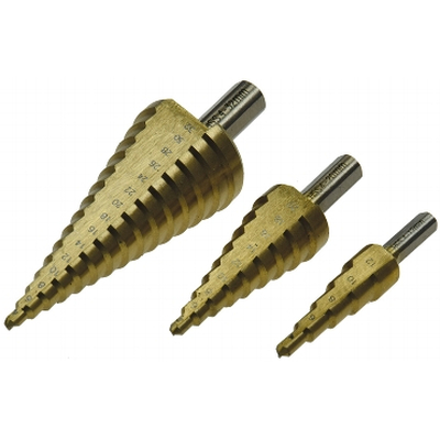 3 teiliger Stufenbohrersatz 4-12mm / 4-20mm/ 4-32mm - Pro-XL