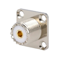 SO-239 socket for assembly and installation with flange