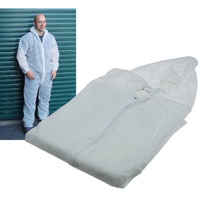 Protective suit / disposable coverall made of PP size L = 176-182cm, material 40 g / m