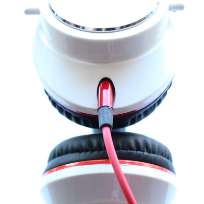 dynamic stereo headphones white incl. 3.5mm jack cable - KM-2239 wt