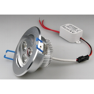 LED-Einbauleuchte 3 x 1 Watt warmwei� 3000K - RD-3