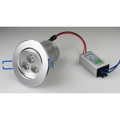 LED downlight 3 x 3 Watt warmwhite 3000K - RD-9