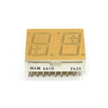 7 Segment Anzeige gelb 2-stellig gem. Anode - MAN6610.1