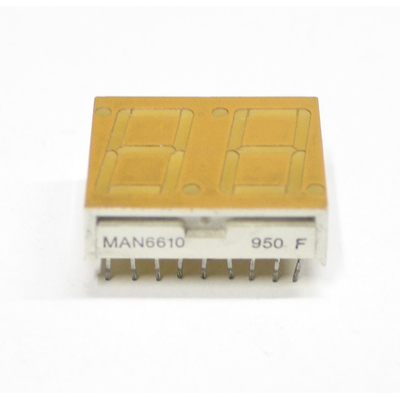 7 Segment Anzeige gelb 2-stellig gem. Anode - MAN6610