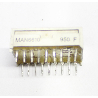 7 Segment Anzeige gelb 2-stellig gem. Anode - MAN6610