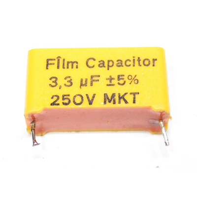MKT film capacitor  3,3�f 250V 5% used