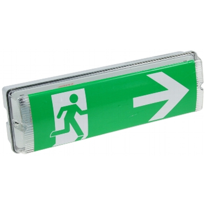 LED emergency exit light 30 LEDs Detection range 25m wall...