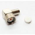 Winkel Antennen-Stecker fr DV Fuss alte Norm