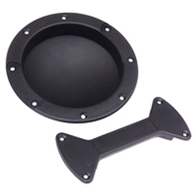 Box carrier handle round black