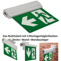 LED Fluchtwegleuchte Erkennbar bis 25m IP20 fr Wand.-...