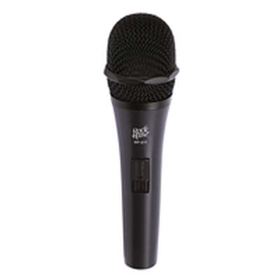 Semi-professional dynamic microphone incl.Cloth bag - black