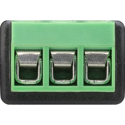 3.5 mm jack plug with terminal block 3 pin