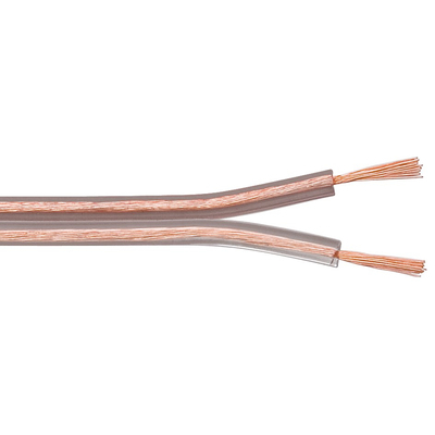 Loudspeakercable / Twin strand 2 x 1,5 mm�  transparent CCA
