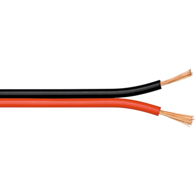 Lautsprecherkabel / Zwillingslitze 2 x 0,75 mm�  rot /...
