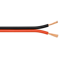 Lautsprecherkabel / Zwillingslitze 2 x 1,0 mm  rot /...