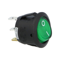 Rocker switch with indicator light 230V 1 x one green