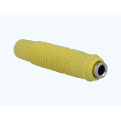 4mm banana Socket 16A 60VDC yellow