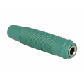 4 mm-Bananen Kupplung 16A  60VDC gr�n
