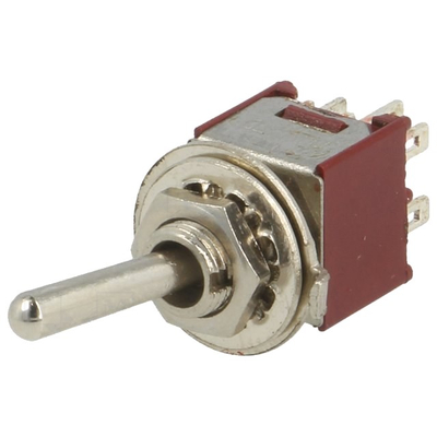    Subminiature toggle switch 2 x on/off/on  with center position