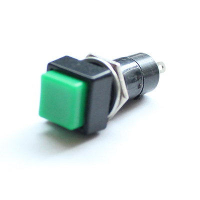 Pushbutton square green off(on) 125VAC / 3A