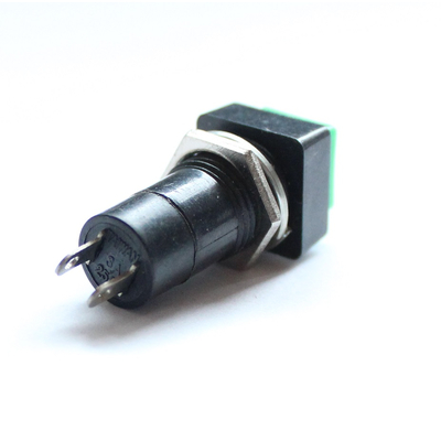 Pushbutton square green off(on) 125VAC / 3A