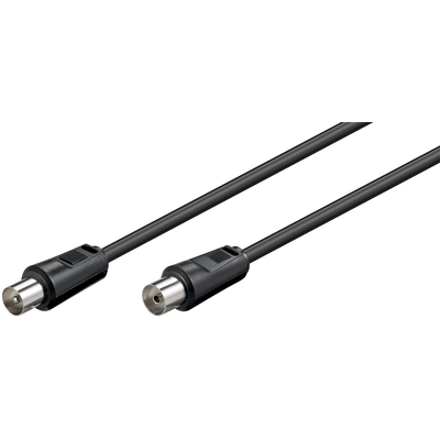 TV antenna connection cable  3,75m black
