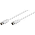 TV Antennenanschlusskabel  1,5m wei� (10 Stk.)