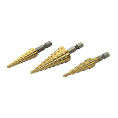 HSS Step Drill 4-20 mm 3-Piece Set