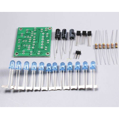 Running light kit with 12 blue LEDs