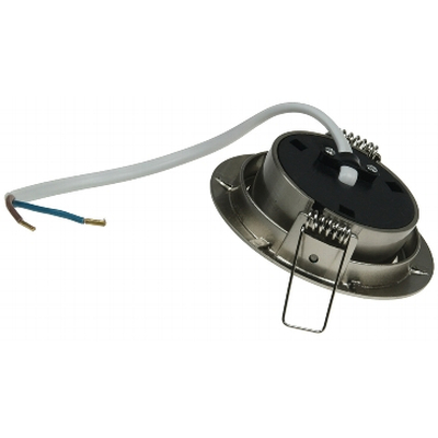LED Einbauleuchte  3,5W neutralwei� 4000K Edelstahl geb�rstet - Flat-26 NE
