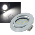 LED Einbauleuchte  3,5W neutralwei 4000K wei - Flat-26 NW