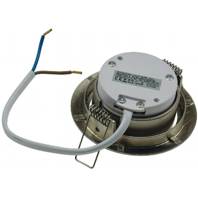 LED Einbauleuchte  5W neutralwei� 4000K Edelstahl geb�rstet - Flat-32 NE