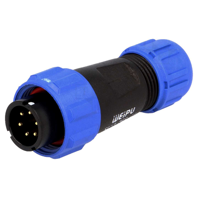Plug 6 pin 125V 5A IP68 - SP1310/P6IN