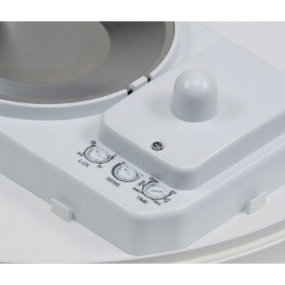 Ceiling light with HF motion detector IP44 for 1 x E27 - LAGOA