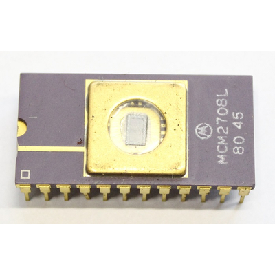 MCM2708L EProm 1K X 8 Gold Vintage 1979 Ceramic DIP24