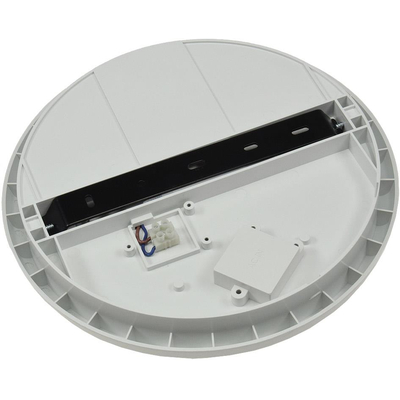 LED ceiling light 16W warm white 3000K with HF motion detector IP44 - SALAO 16 WW