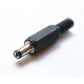 DC-Stecker 4,75 / 1,7mm Kunststoff mit Knickschutz