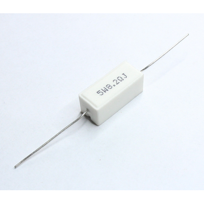 Hochlast Zementwiderstand     82 Ohm  5W  5% - LSR-820/5A