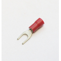 Fork cable short red M4 for 0,5-1,5mm� cable