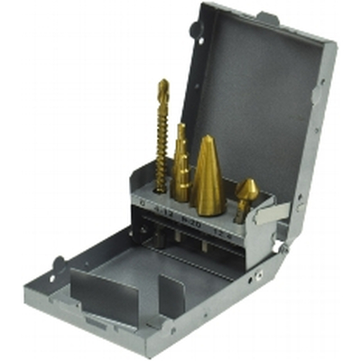 Special drill set 4-piece: Countersink Step drill,...
