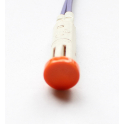 Indicator light neon yellow IP20 longer connection cable
