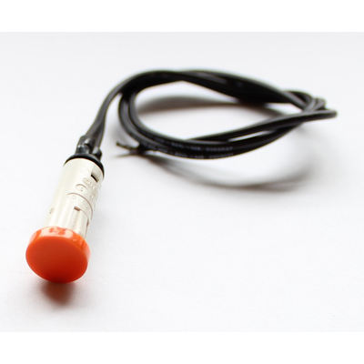 Indicator light neon yellow IP20 longer connection cable