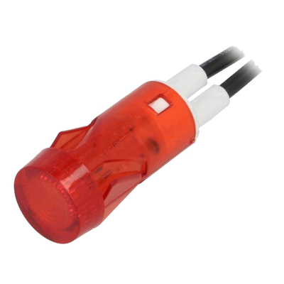 Indicator light neon red 230VAC