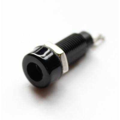 Banana socket 4mm1 nickel-plated 0A 60VDC black