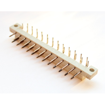 Pin contact strip 21 pin DIN 41617 angled