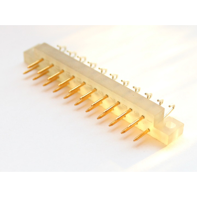 Pin contact strip 21 pin DIN 41617 straight