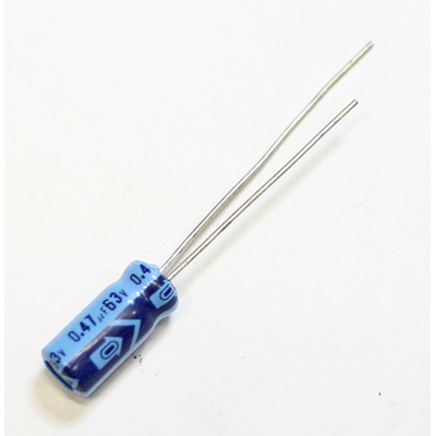 Electrolytic capacitor      0,47�f   63V  85�C