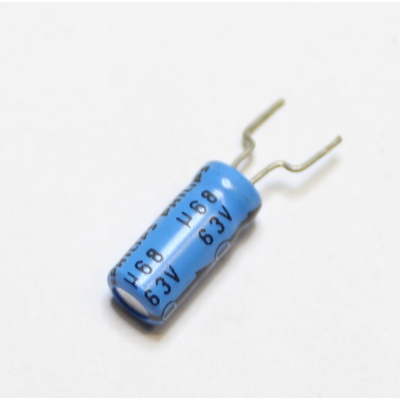 electrolytic capacitor      0,68�f  63V   print