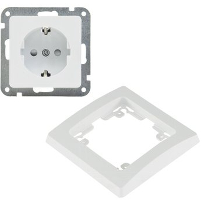 Mains socket UP clamp connection